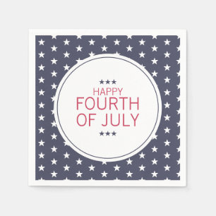 Stars 4th of July Independence Day Paper Napkins