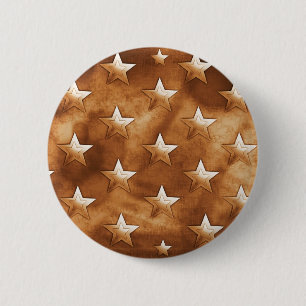 Stars 6 Cm Round Badge