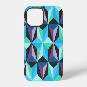 Stars Abstract Geometric Patchwork iPhone 12 Case