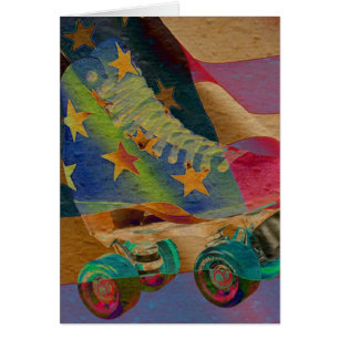 Stars Abstract Roller Skate