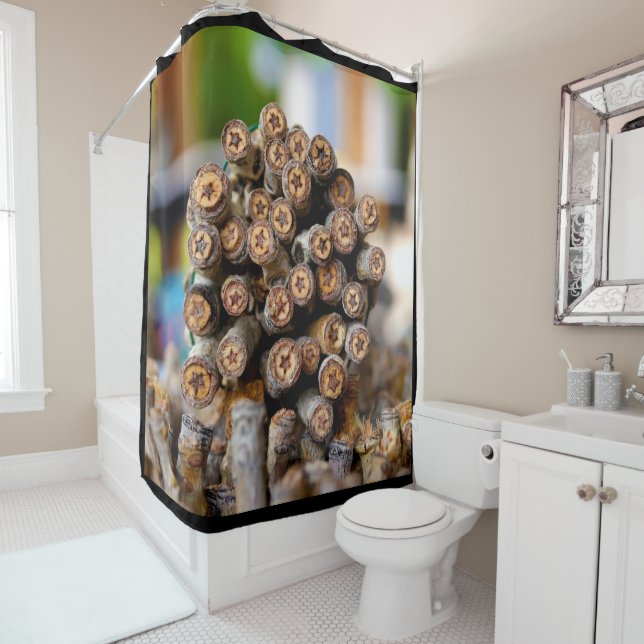 Stars along the Rio Grande Cotton Wood Trees Shower Curtain (In Situ)