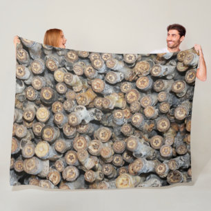Stars along the Rio Grande Cotton Wood Trees Talki Fleece Blanket