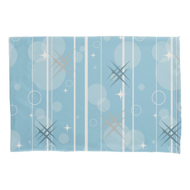 Stars and circles shapes pillowcase (Front)