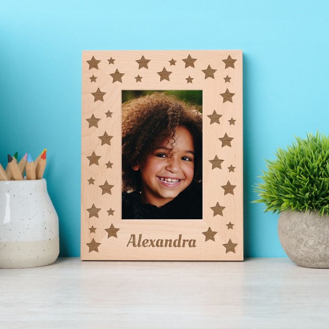 Stars and Custom Name Etched Frames (Creator Uploaded)