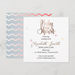 Stars and dots for your princess invitation