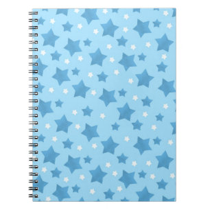 Stars and Dots Spiral Notebook