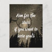Stars And goals Motivational Netball Quote
