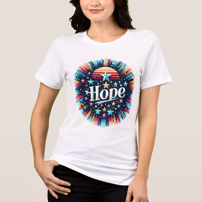 Stars and Hope Tri-Blend Shirt (Front)