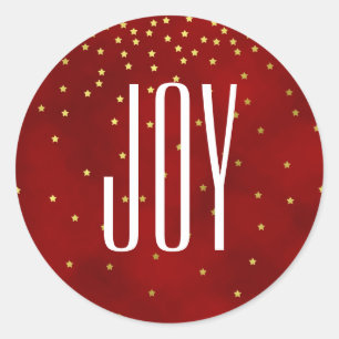 Stars and Joy Christmas Stickers