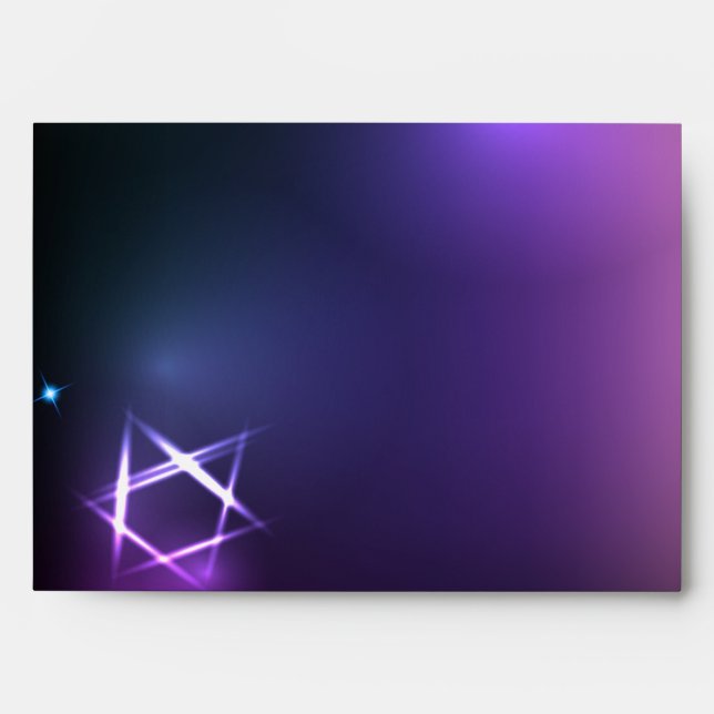 STARS and LIGHTS Bar Bat Mitzvah Envelope (Front)