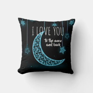 Stars and Moon with Quote Cushion