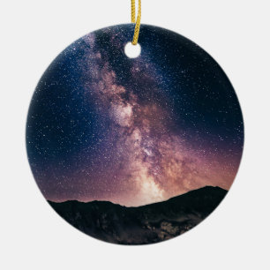 Stars and Mountains Ceramic Tree Decoration