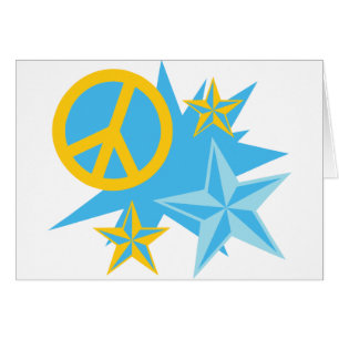 Stars and Peace Sign