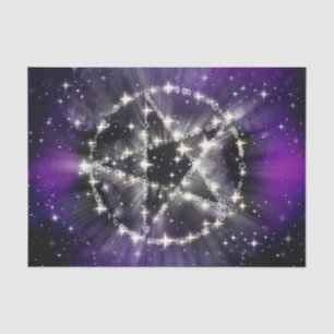 Stars and pentagram tissue paper