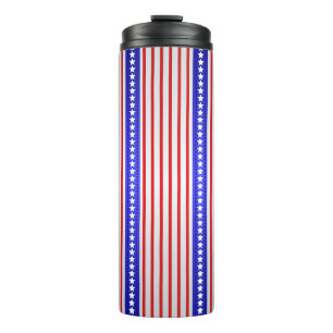 Stars and Pinstripes Thermal Tumbler
