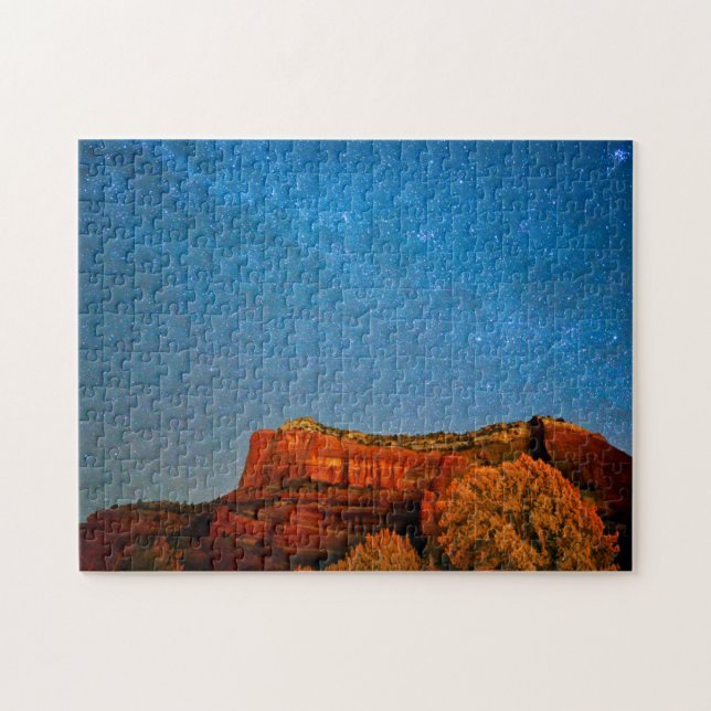 Stars and Red Rock Jigsaw Puzzle (Horizontal)