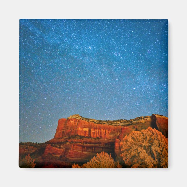 Stars and Red Rock Magnet (Front)