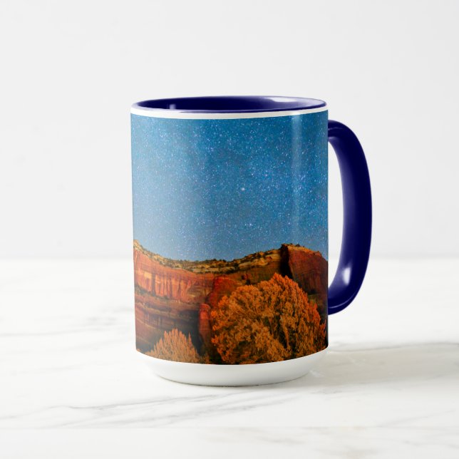 Stars and Red Rock Mug (Front Right)