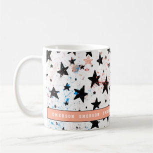 stars and space fun astronomy pattern coffee mug