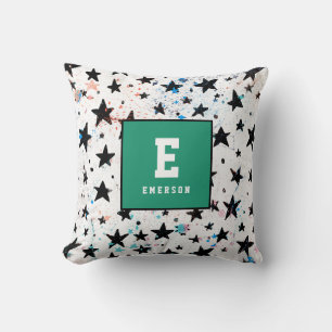 stars and space fun astronomy pattern cushion