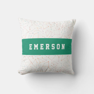 Stars and space fun astronomy pattern cushion