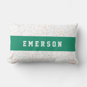 Stars and space fun astronomy pattern lumbar cushion