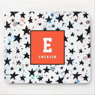 stars and space fun astronomy pattern mouse pad