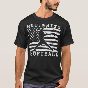 Stars and Strikes Forever Fastpitch Softball Ameri T-Shirt