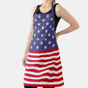 Stars and Stripes 4th of July Apron