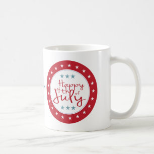 Stars and Stripes 4th of July Coffee Mug