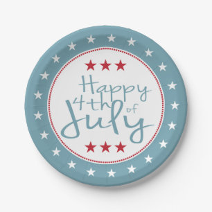 Stars and Stripes 4th of July PartyPaper Plate