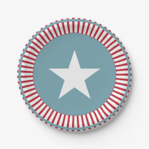 Stars and Stripes 4th of July PartyPaper Plate