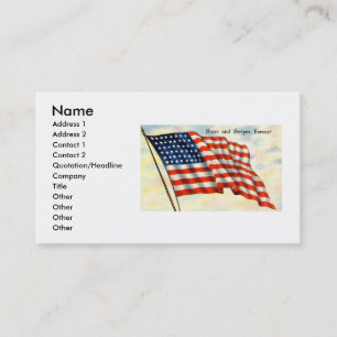 Stars And Stripes Business Card