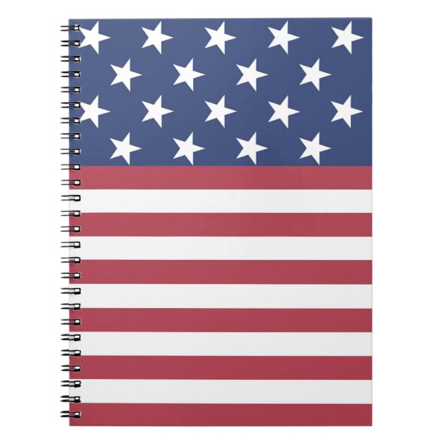 Stars and Stripes Design Notebook (Front)