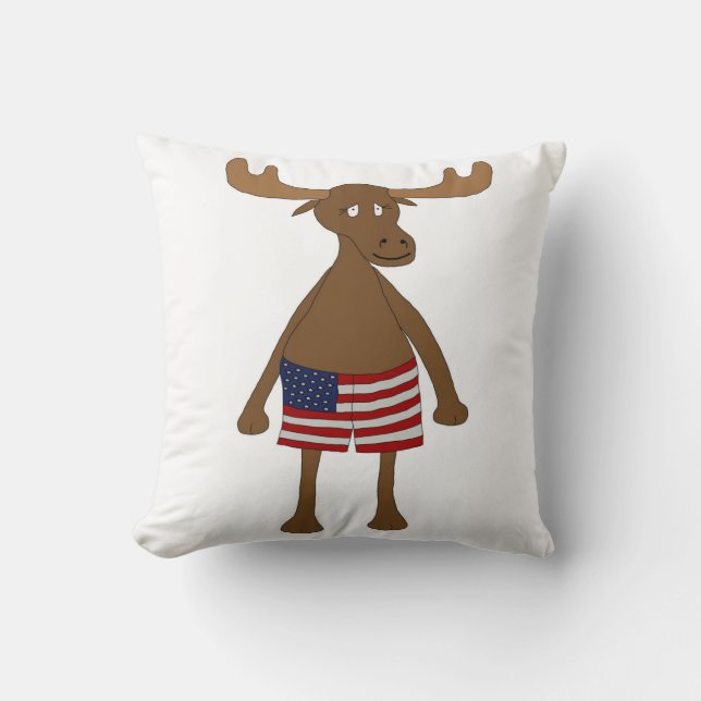 Stars and Stripes, Eh? Cushion (Front)