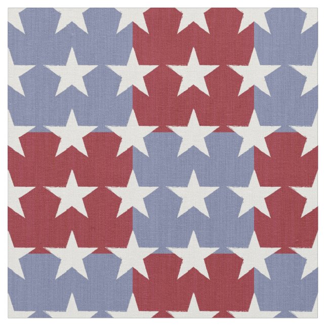 Stars and Stripes Fabric (Close Up)