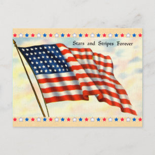 Stars and Stripes Forever Postcard
