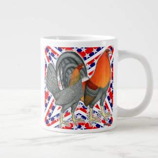Stars and Stripes Gamefowl Large Coffee Mug