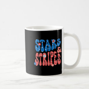 Stars and Stripes Independence Day Patriotic USA Coffee Mug