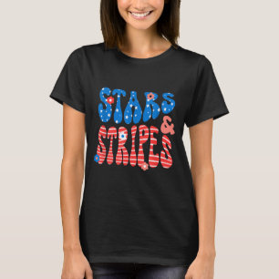 Stars and stripes independence day patriotic usa T-Shirt