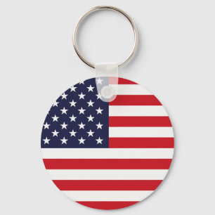 Stars and Stripes Key Ring