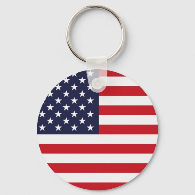 Stars and Stripes Key Ring (Front)