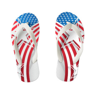 Stars and Stripes Kid's Flip Flops