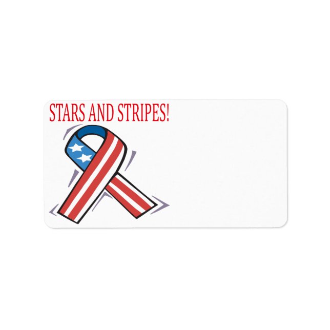 Stars And Stripes Label (Front)