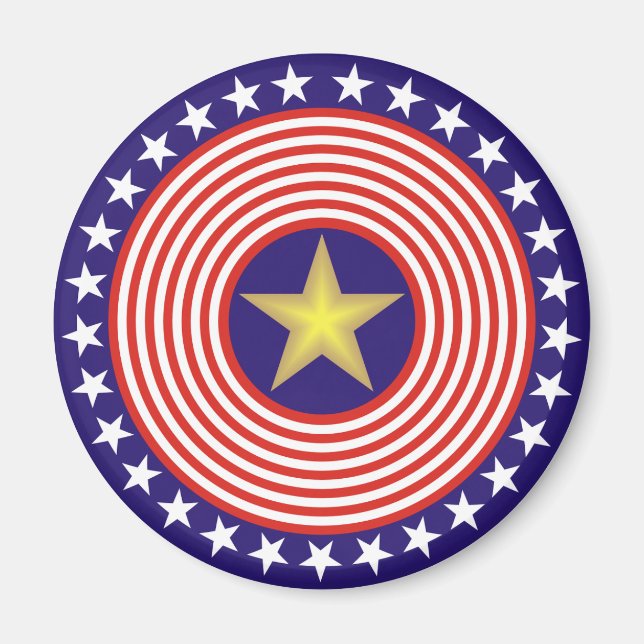 Stars and Stripes Magnet (Front)