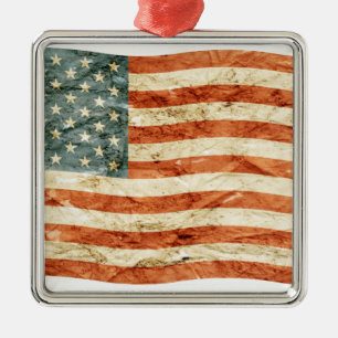 Stars and Stripes Metal Tree Decoration