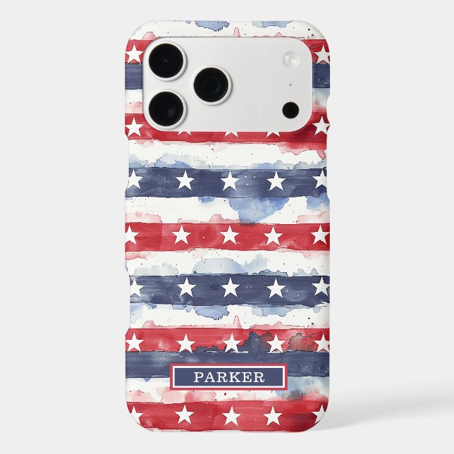 Stars and Stripes Monogrammed (Back)