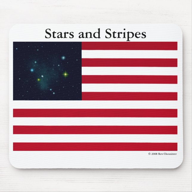 Stars and Stripes Mouse Pad (Front)