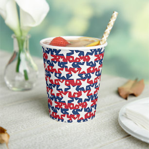 Stars and stripes paper cups