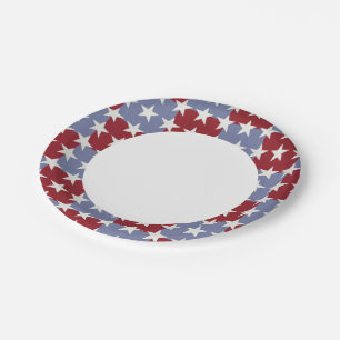 Stars and Stripes Paper Plate